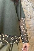 Bobby Mesh Layering Top Terrazzo Spot Khaki